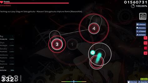 minimalistic osu skin.